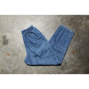 Vintage 1990's Womens Lee Casuals Elastic Waist Sun Faded Jeans - 6 Petite